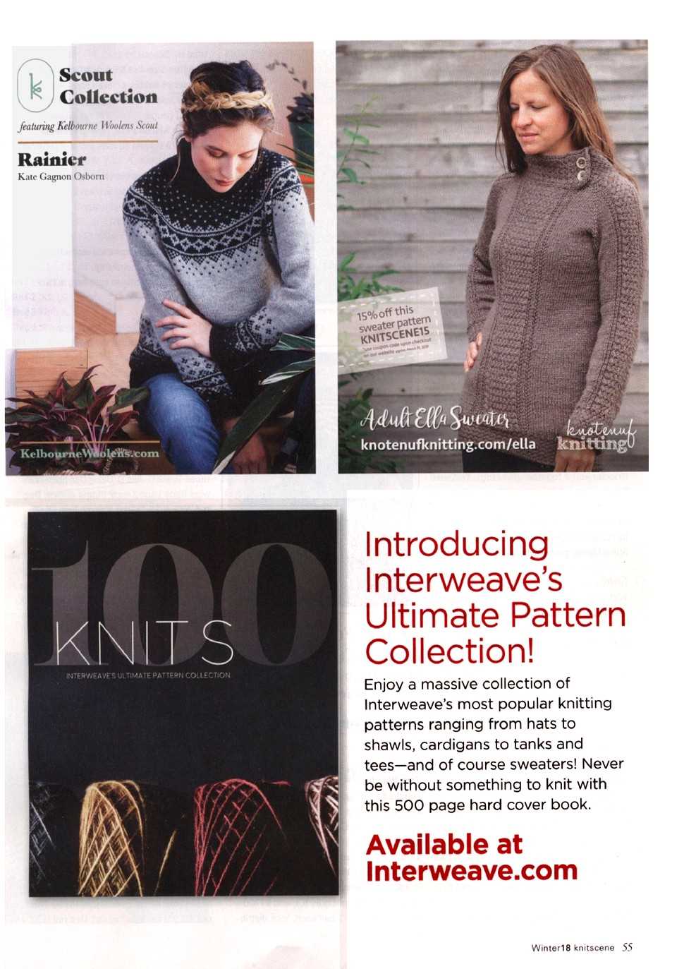 100 knits interweave ultimate pattern collection