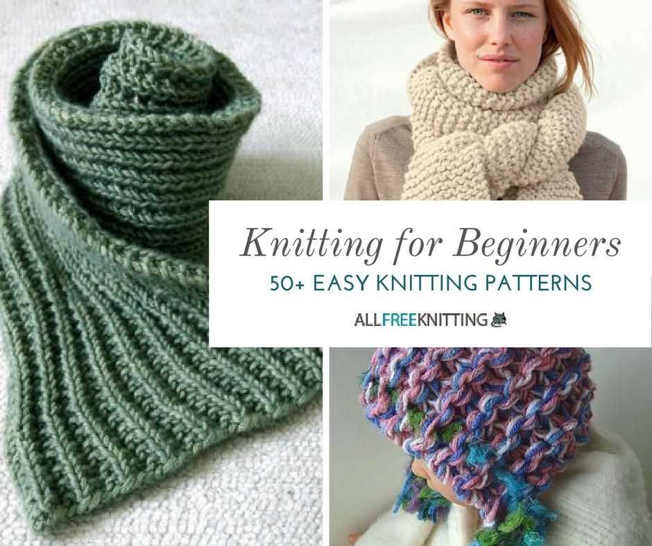 Easy knitting patterns free scarf