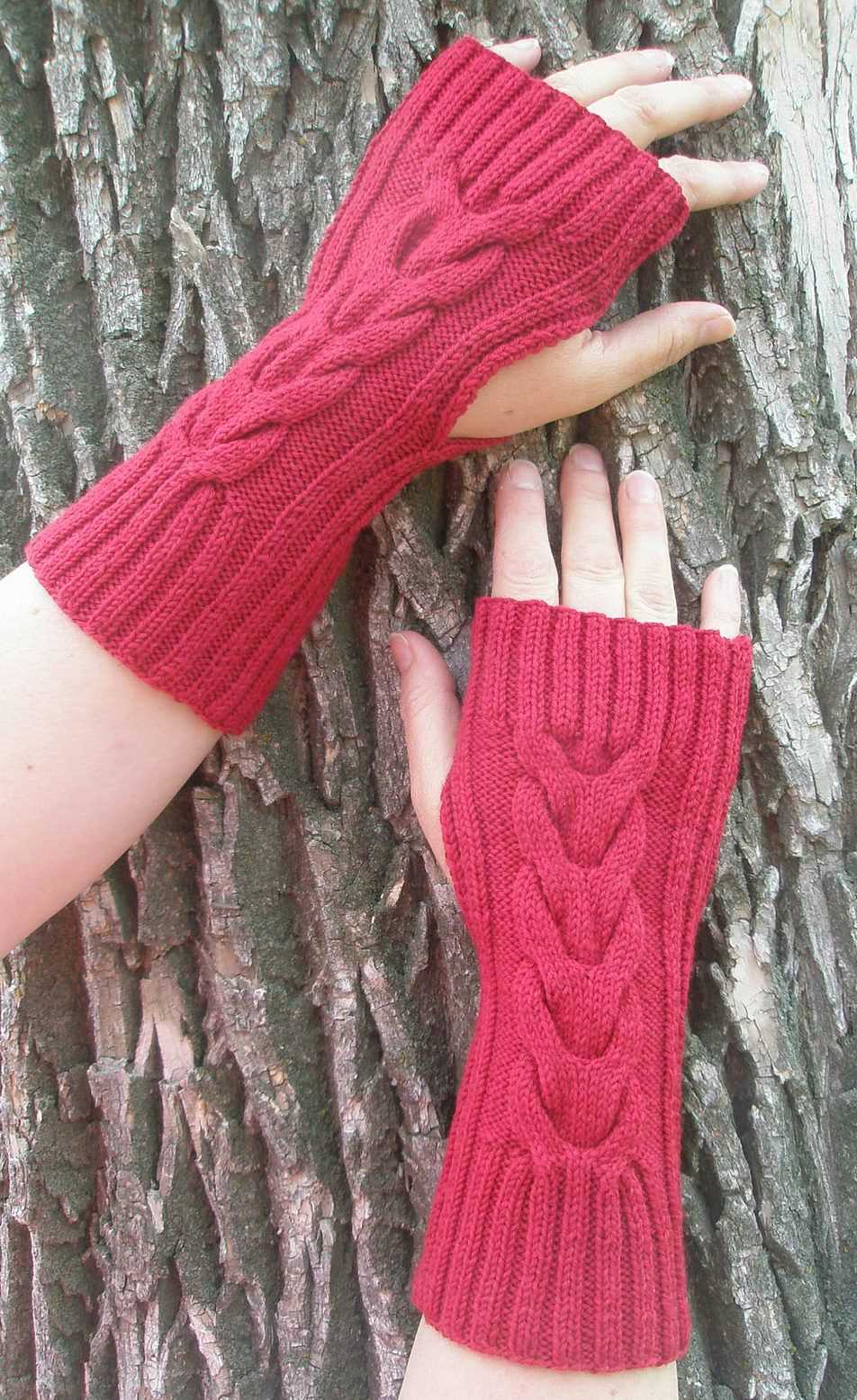 Wrist warmers knitting pattern circular needles