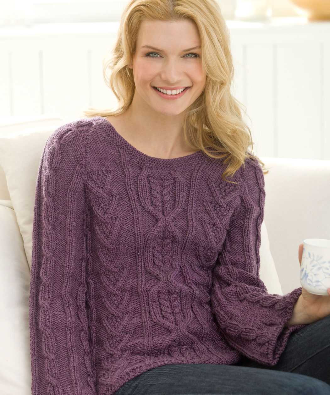 Free aran sweater knitting patterns