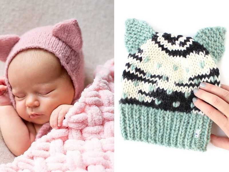 Free baby beanie knitting pattern