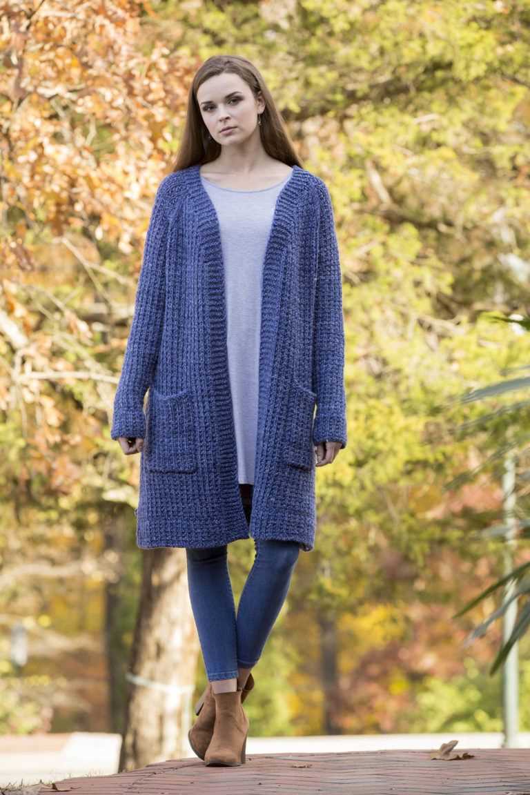 Free basic cardigan knitting pattern