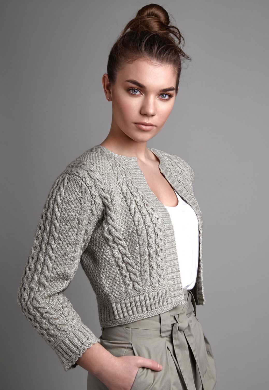 Knitted women's cardigan sweater patterns free