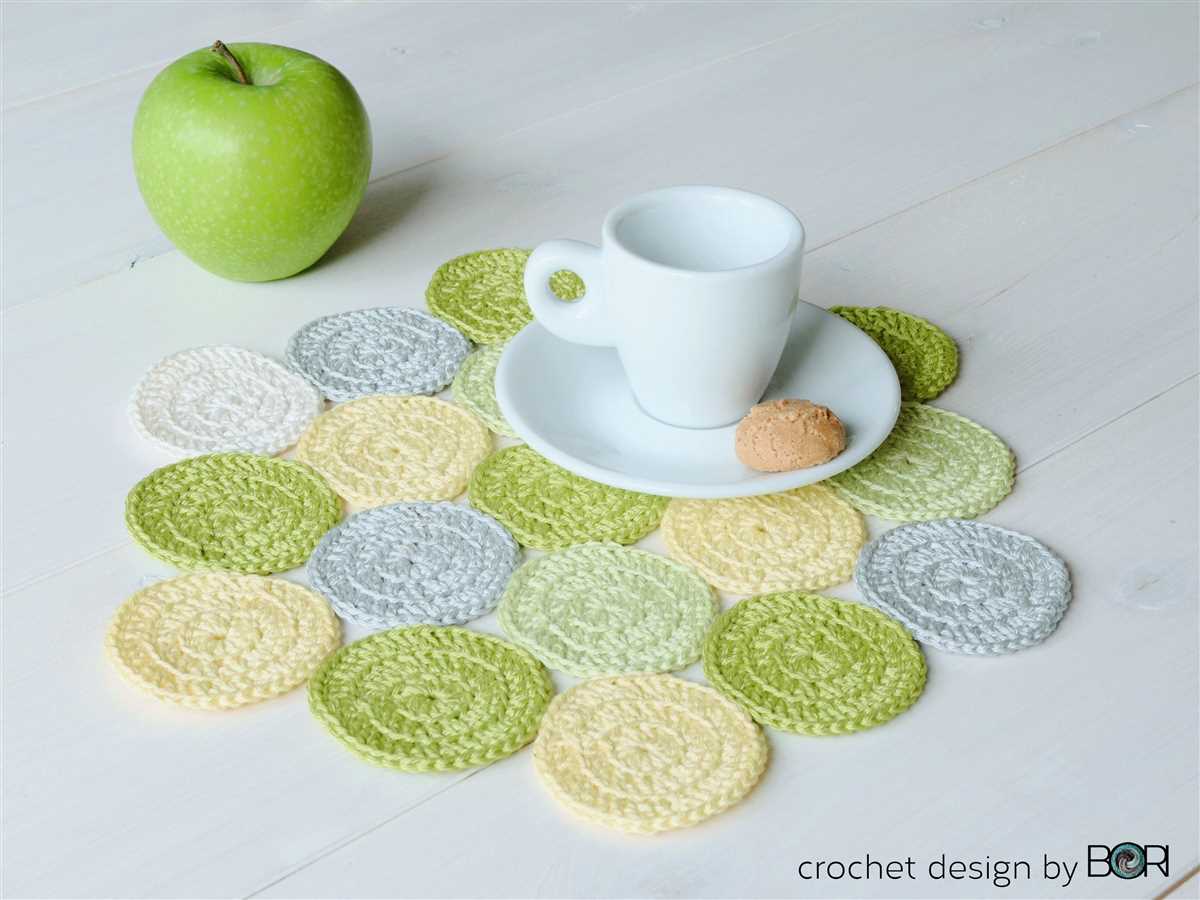 Knit placemats pattern