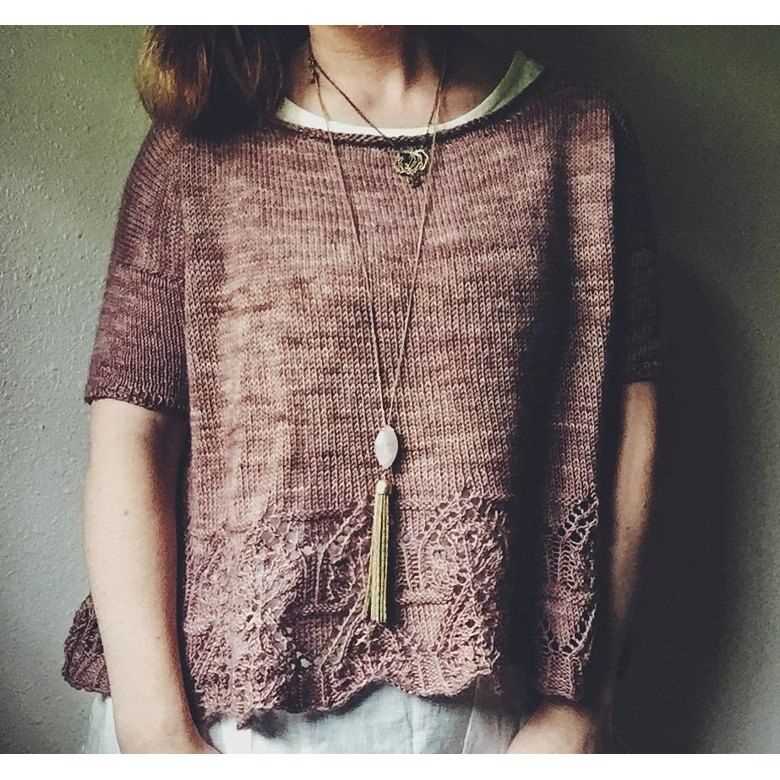 Free boxy sweater knitting pattern