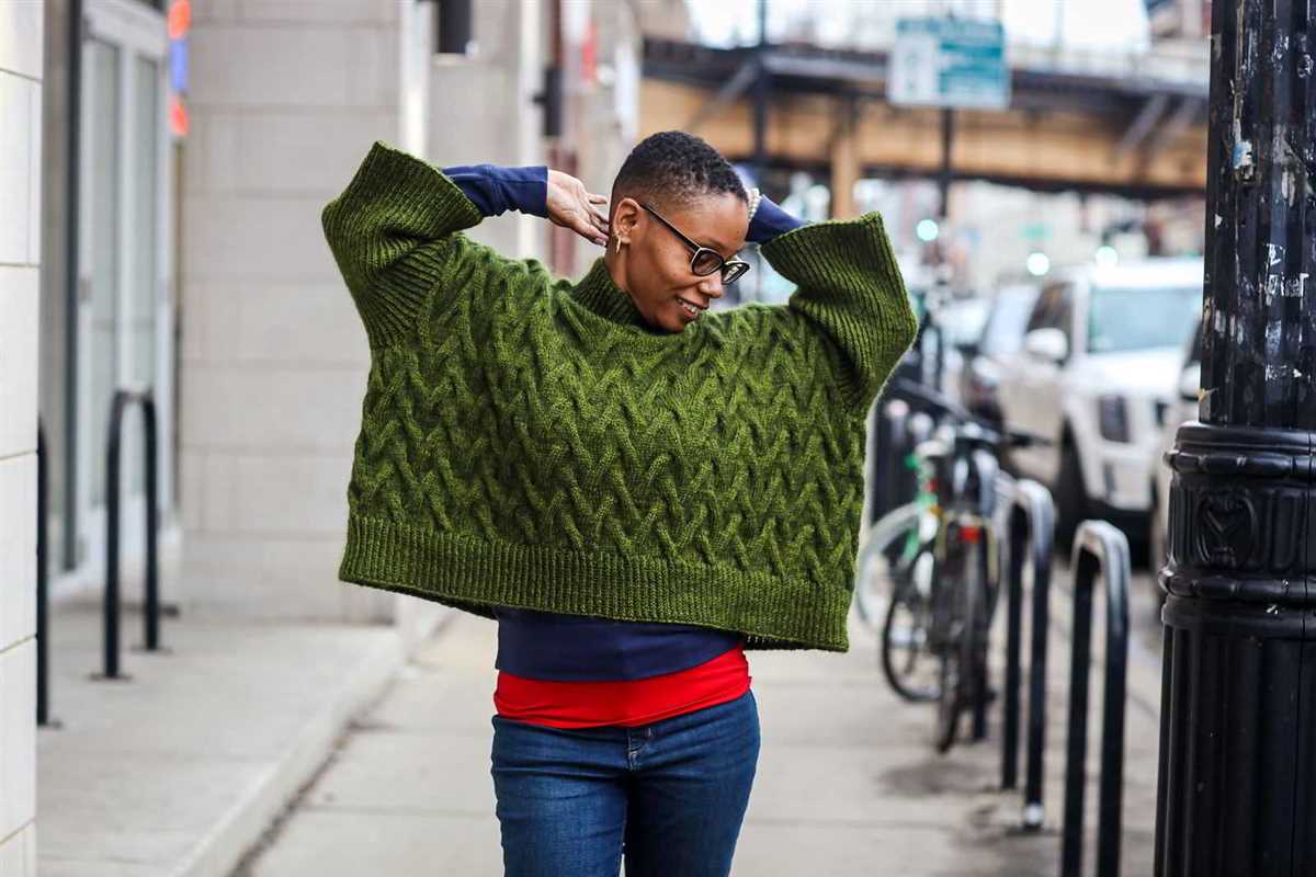 Free boxy sweater knitting pattern
