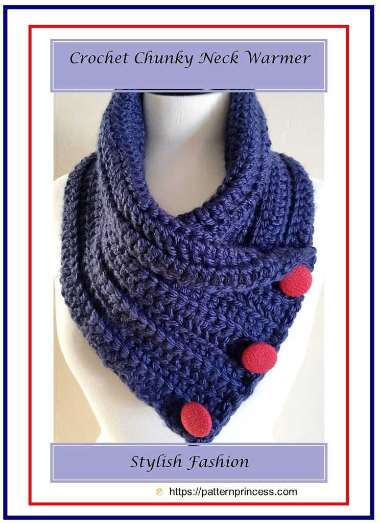 Free cable knit neck warmer pattern