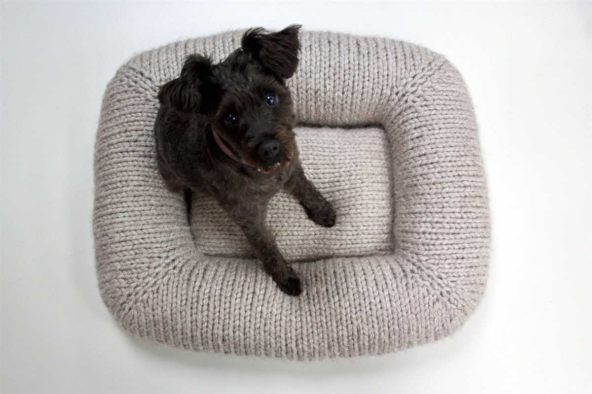 Free cat bed knitting patterns