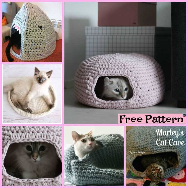Free cat bed knitting patterns