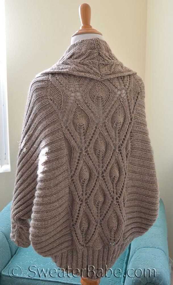 Free cocoon cardigan knitting pattern