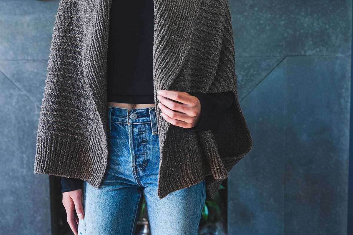 Free cocoon cardigan knitting pattern