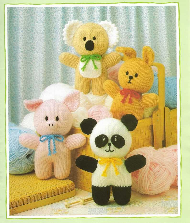 Free cuddly toy knitting patterns