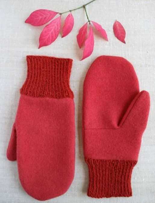 Free knit felted mitten pattern