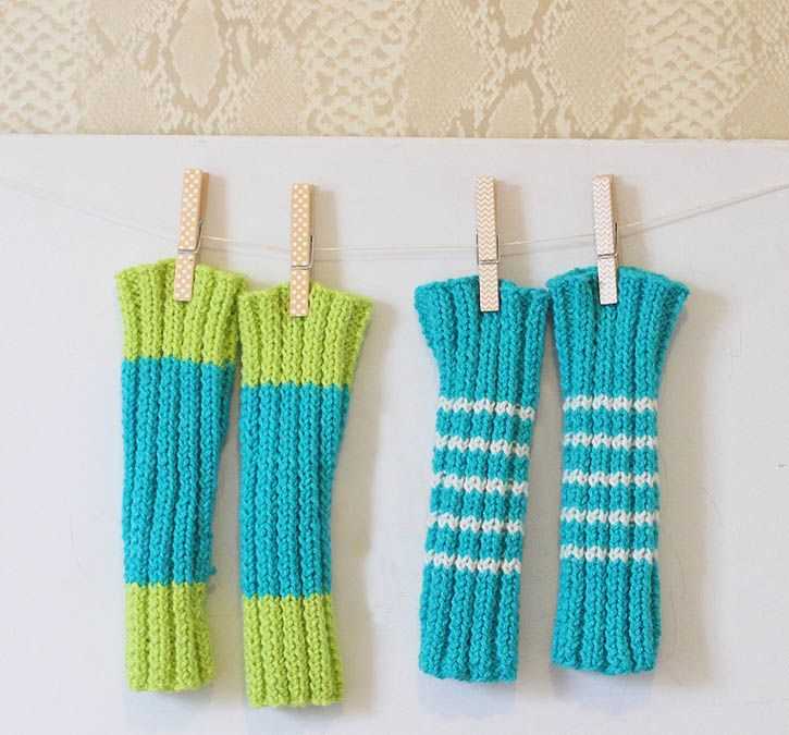 Free knitting patterns for beginners leg warmers