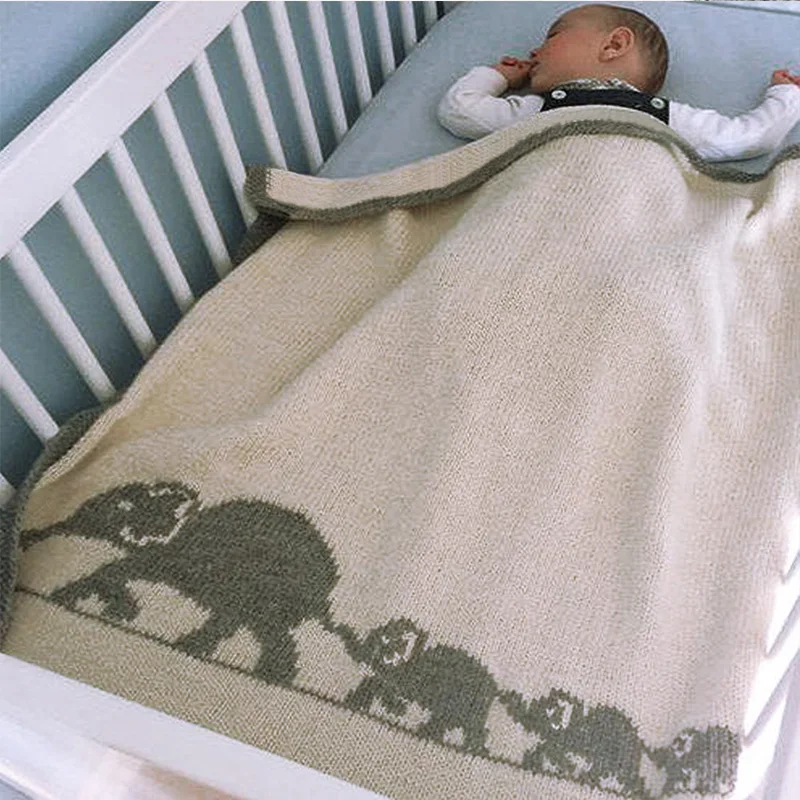Free elephant knitting pattern blanket