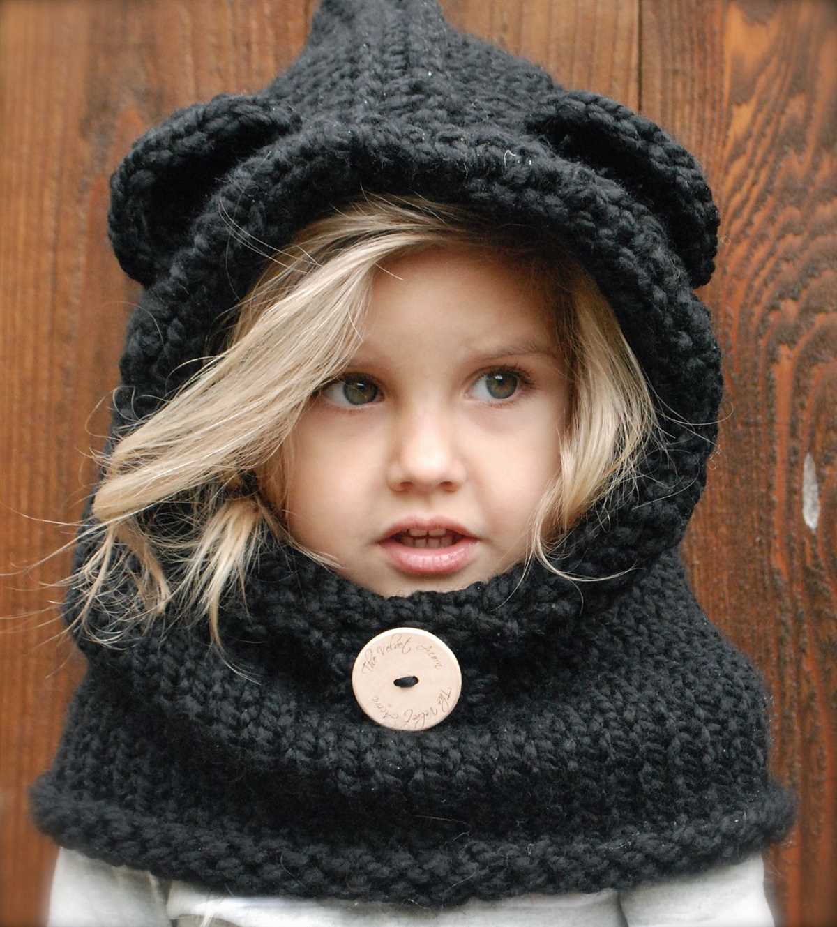 Knit child scarf free pattern