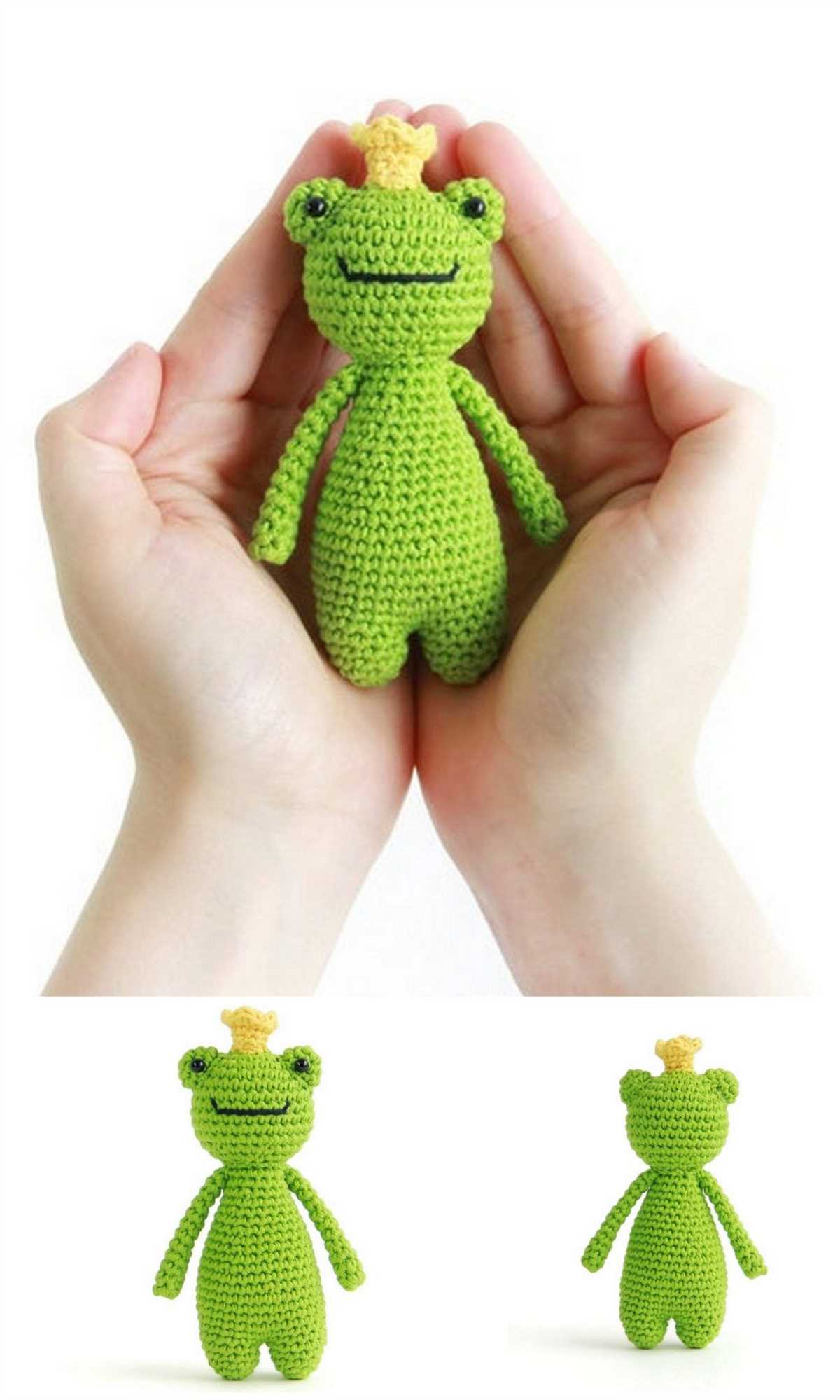 Free frog toy knitting pattern