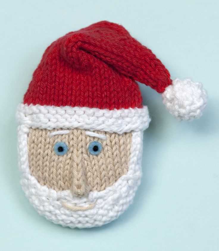 Knit santa pattern