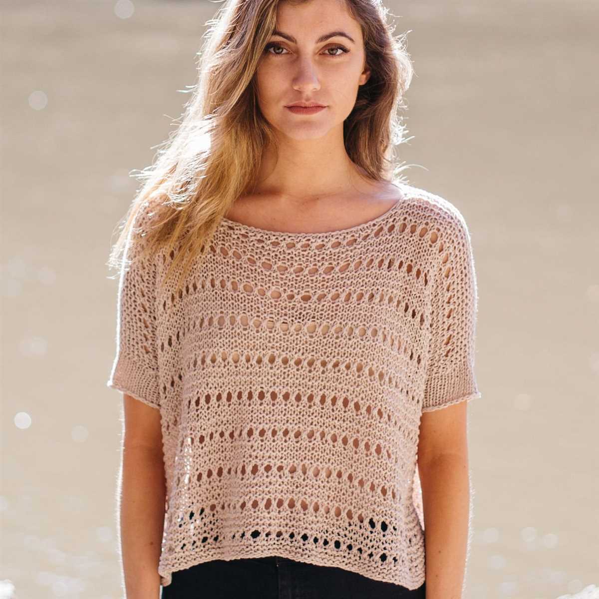 Knitting patterns for womens tops