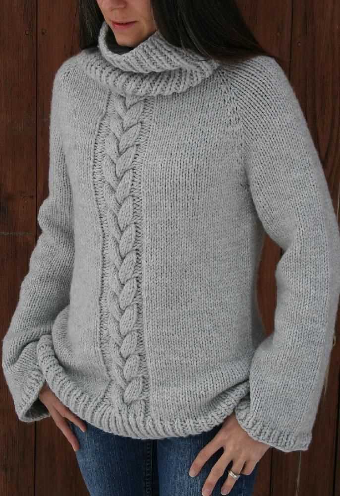 Quick sweater knitting pattern