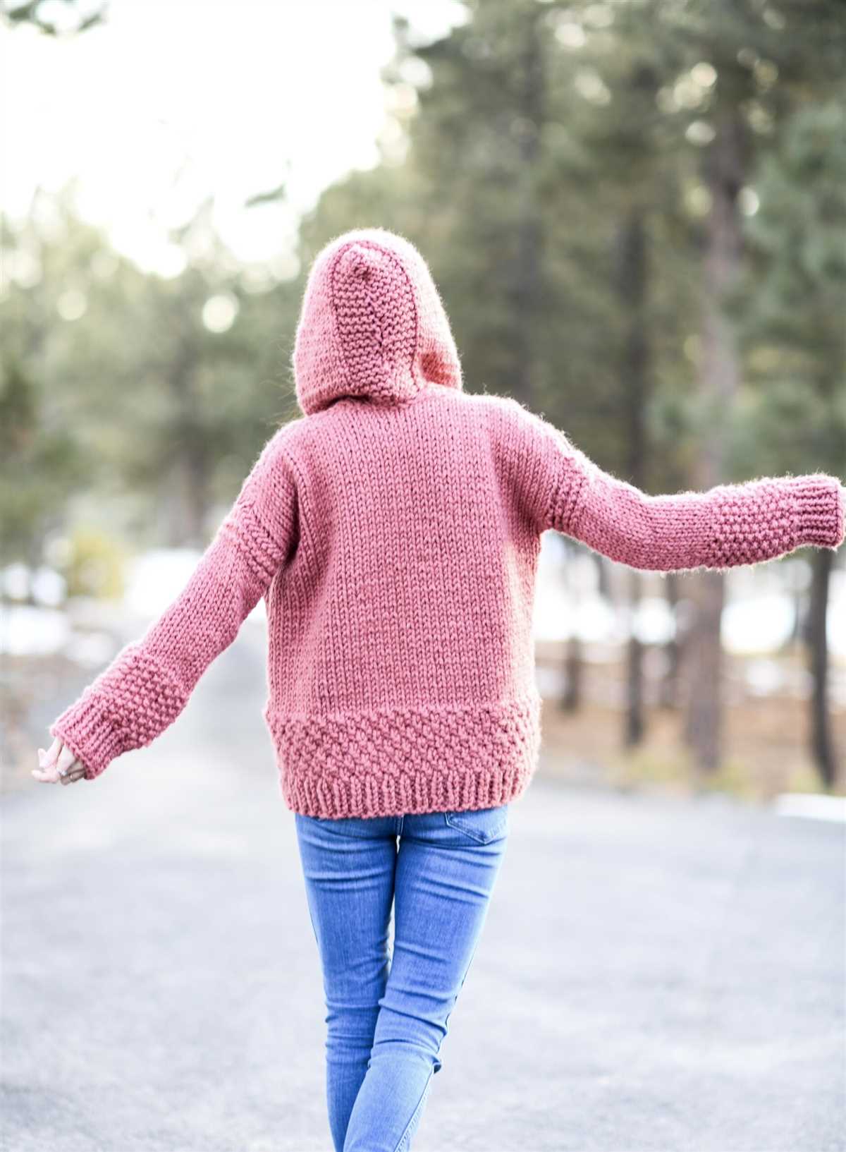 Free hoodie knitting pattern