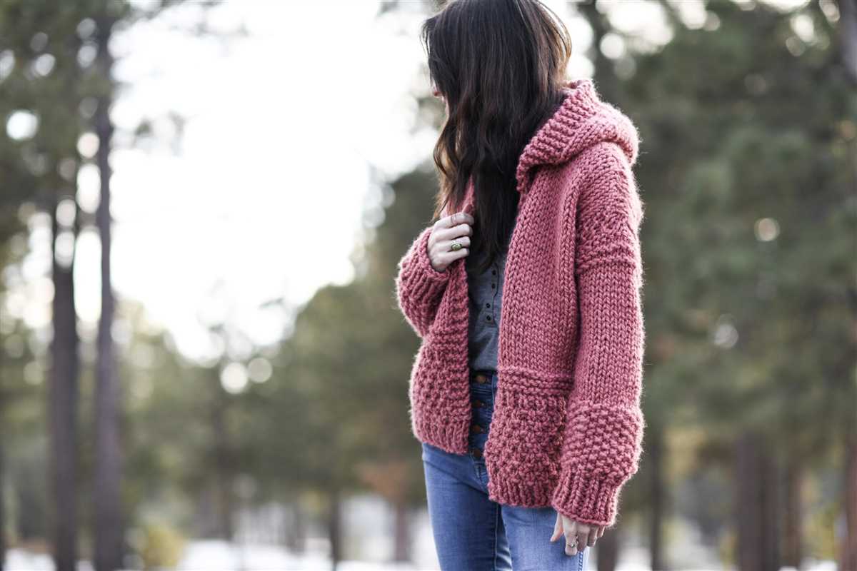 Free hoodie knitting pattern