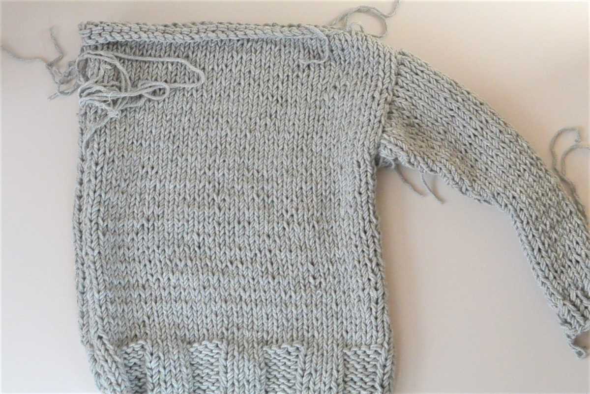 Easy knit sweater free pattern
