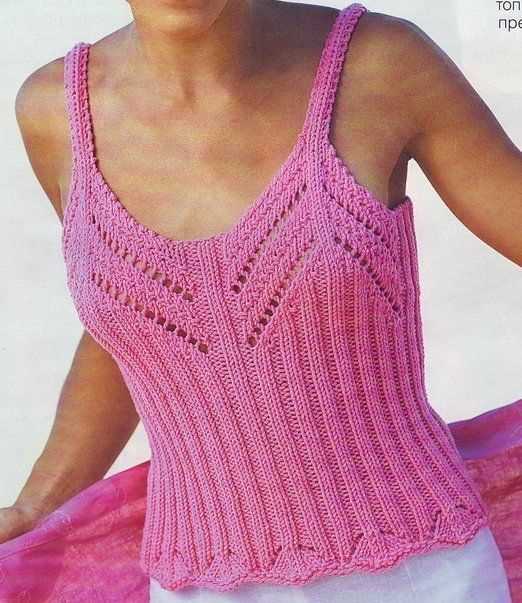 Knitting patterns for ladies summer tops