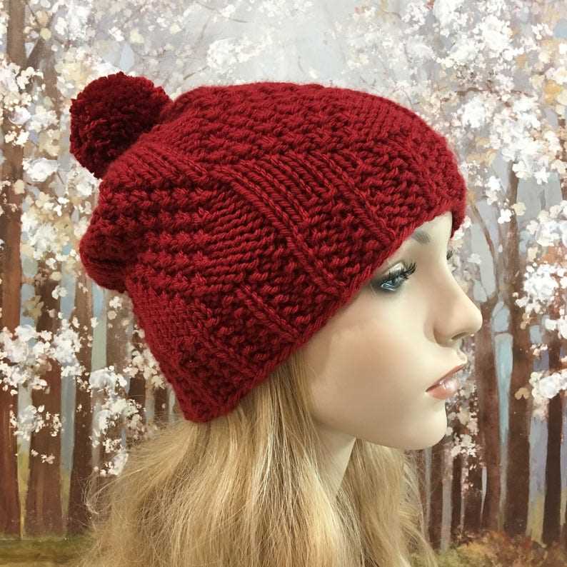 Knitted winter hat patterns