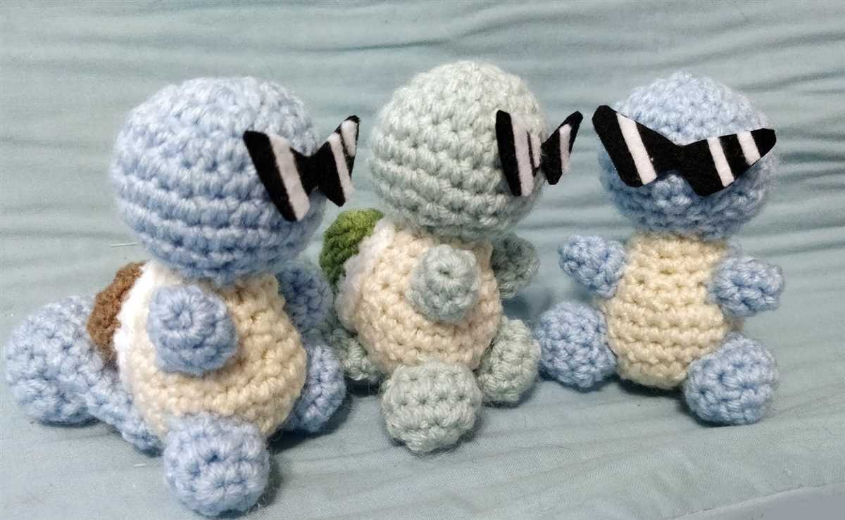 Squirtle knitting pattern