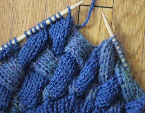 Entrelac beret knitting pattern