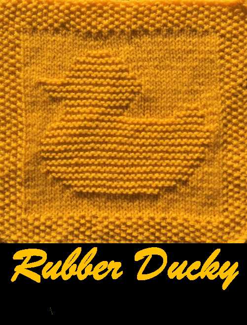 Free knitted washcloths pattern