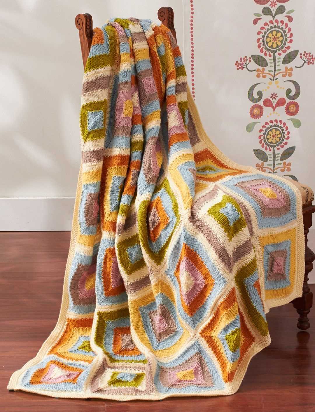 Free knit afghan pattern