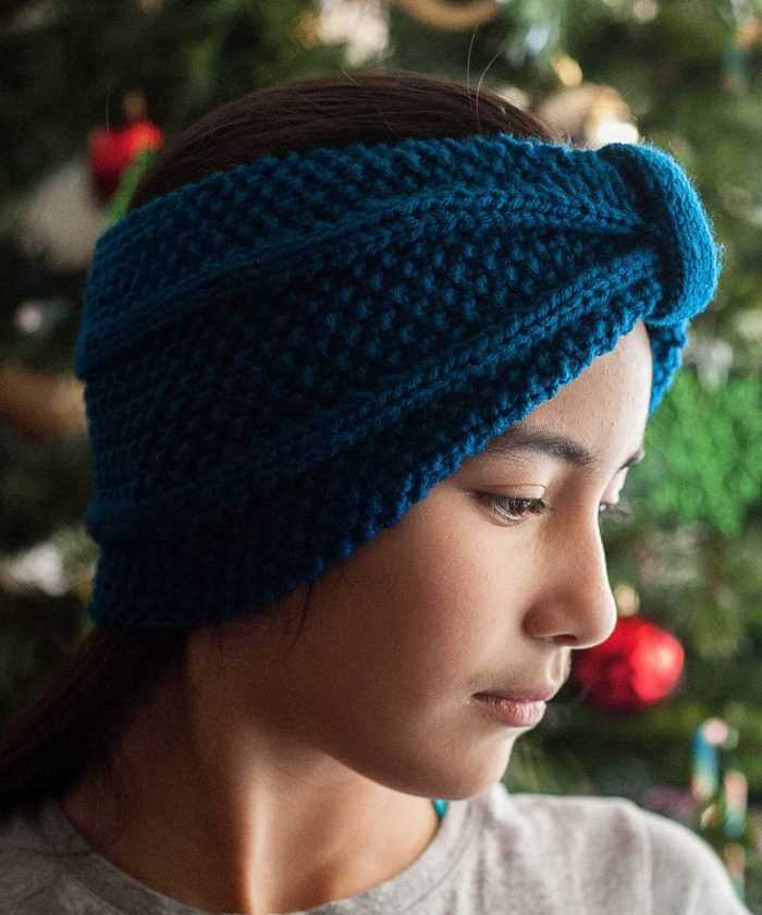 Free knit headband patterns winter