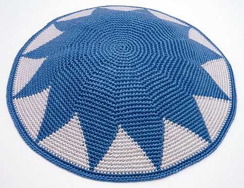 Free knit yarmulke pattern