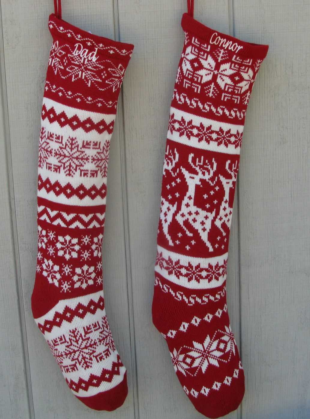 Free knitted christmas stocking patterns