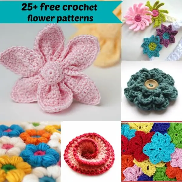 Free knitted flower patterns