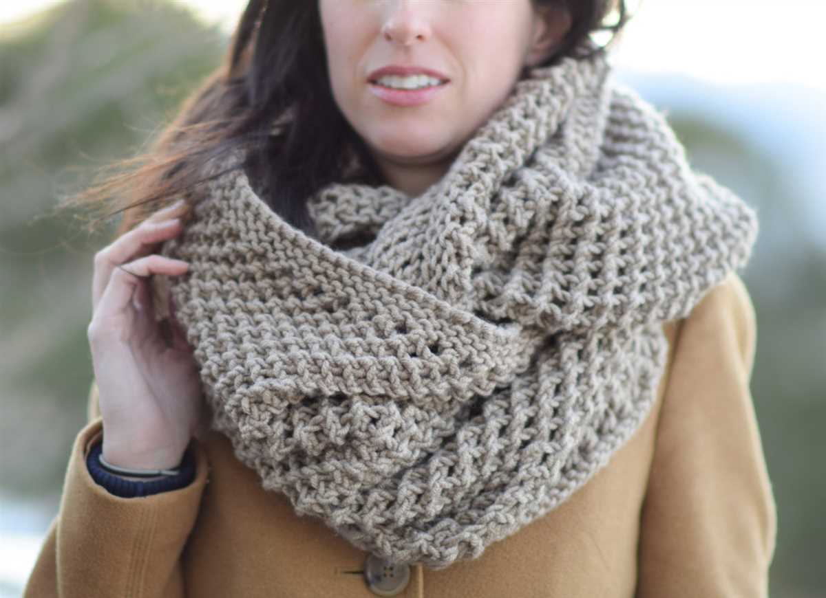 Free knitted lace infinity scarf patterns