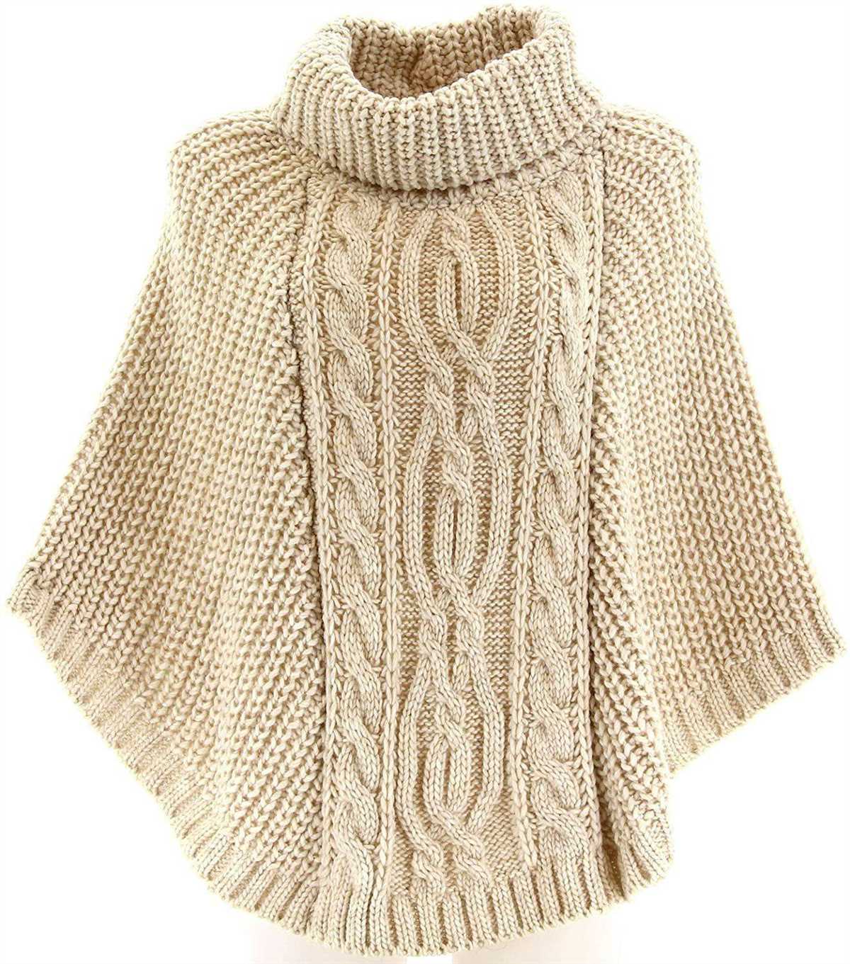 Free knitted poncho patterns for ladies