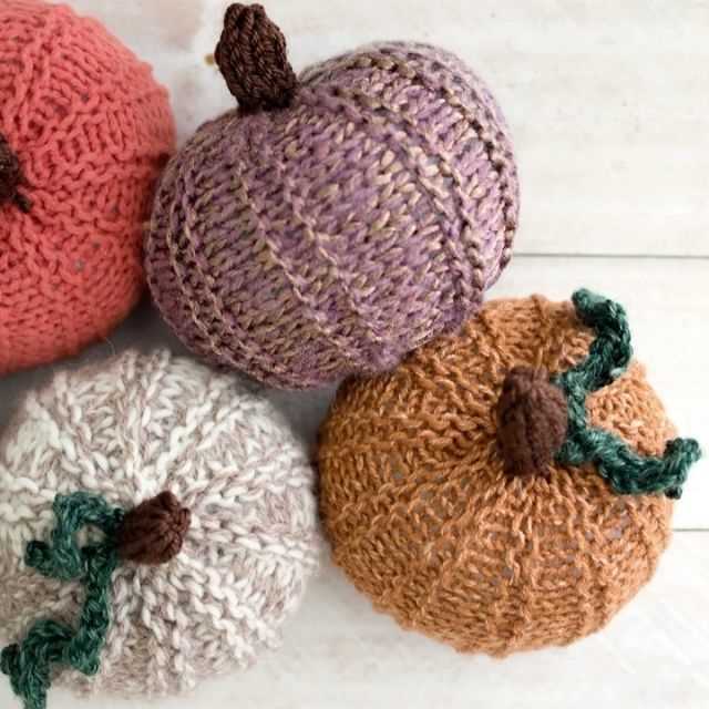 Free knitted pumpkin patterns