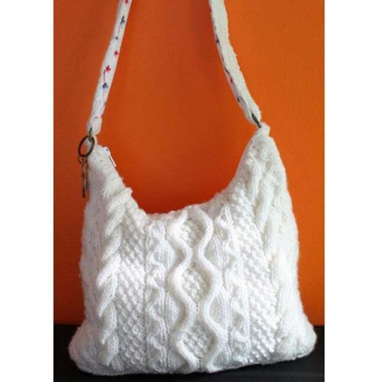 Free knitted tote bag patterns