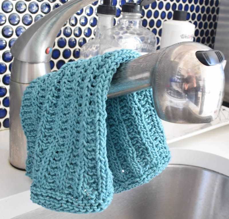 Free knitted washcloths pattern
