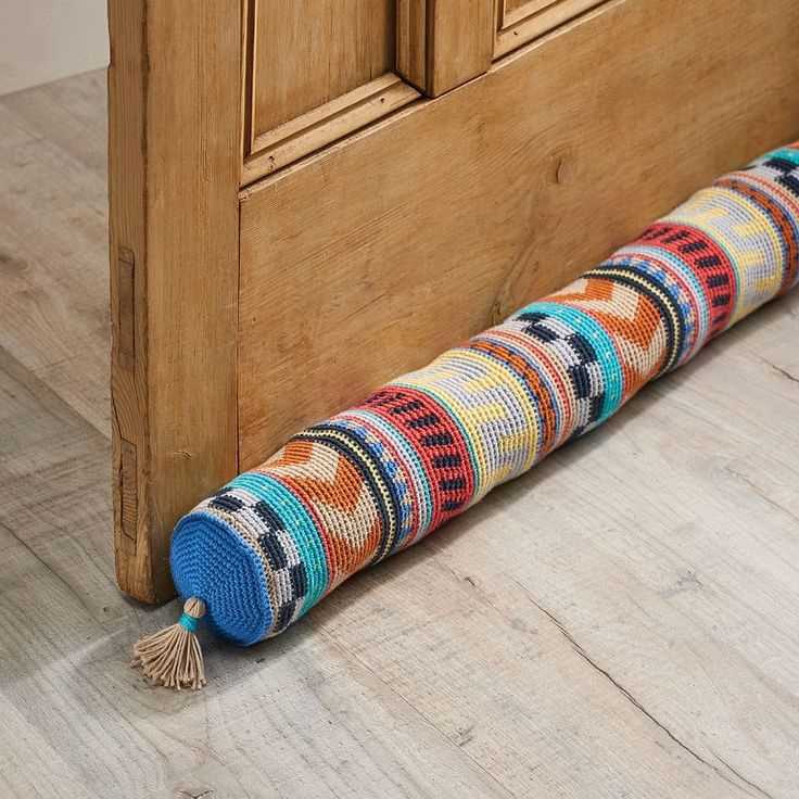Free knitting pattern for draught excluder