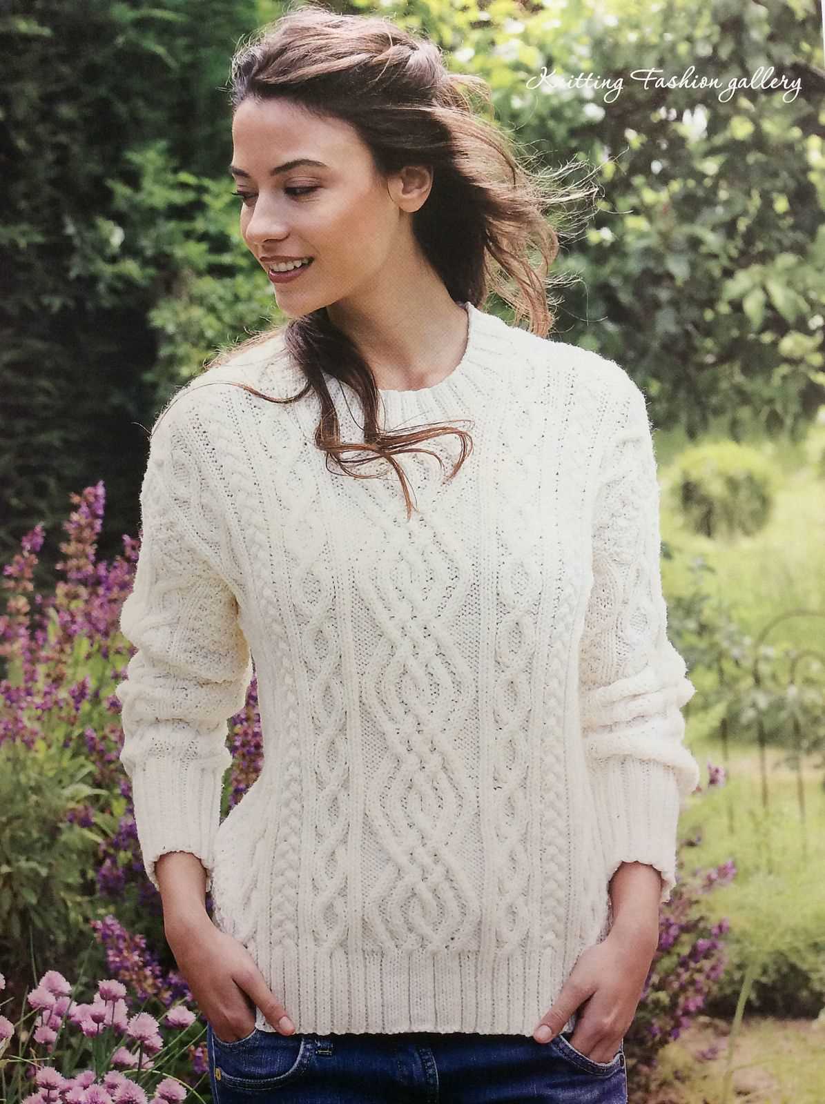 Free knitting pattern for ladies top
