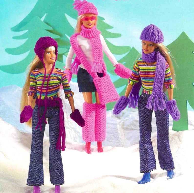 Free knitting patterns for barbie dolls clothes to download