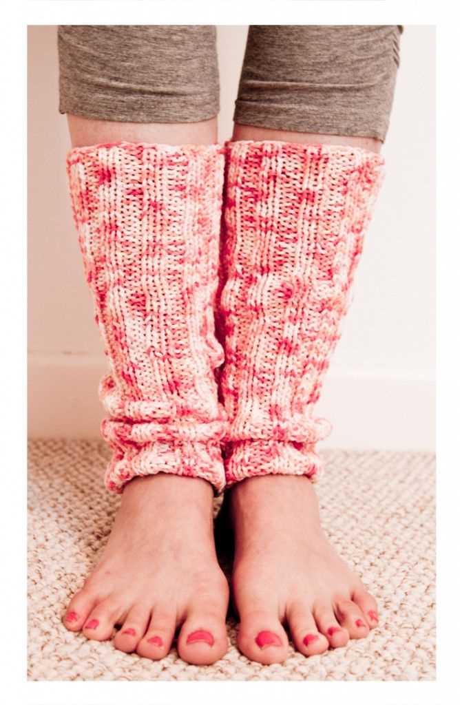 Free knitting patterns for beginners leg warmers