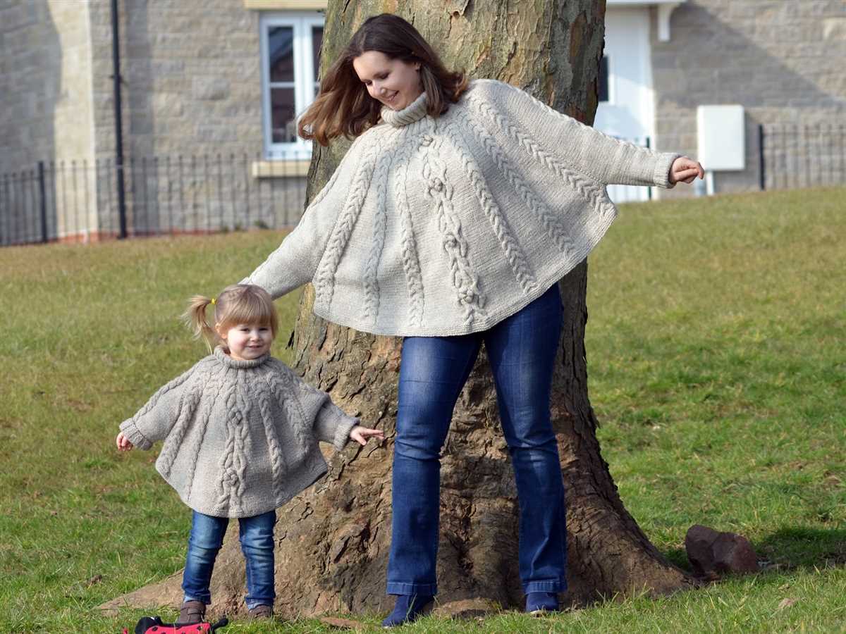 Free knitting patterns for childrens ponchos