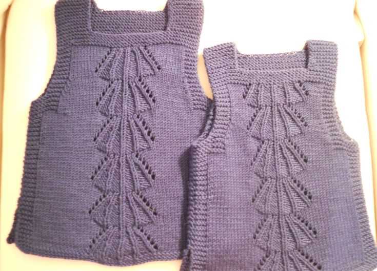 Free knitting patterns for childrens vests