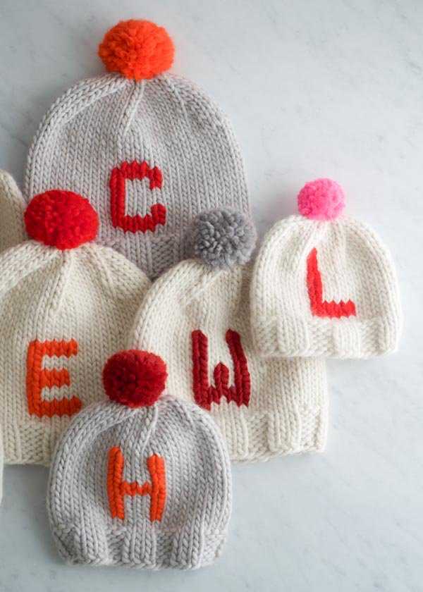 Free knitting patterns for hats in double knitting wool