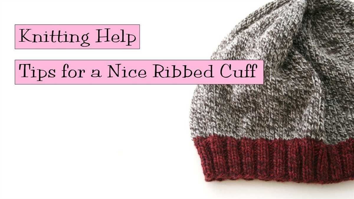 Free knitting patterns for hats using circular needles